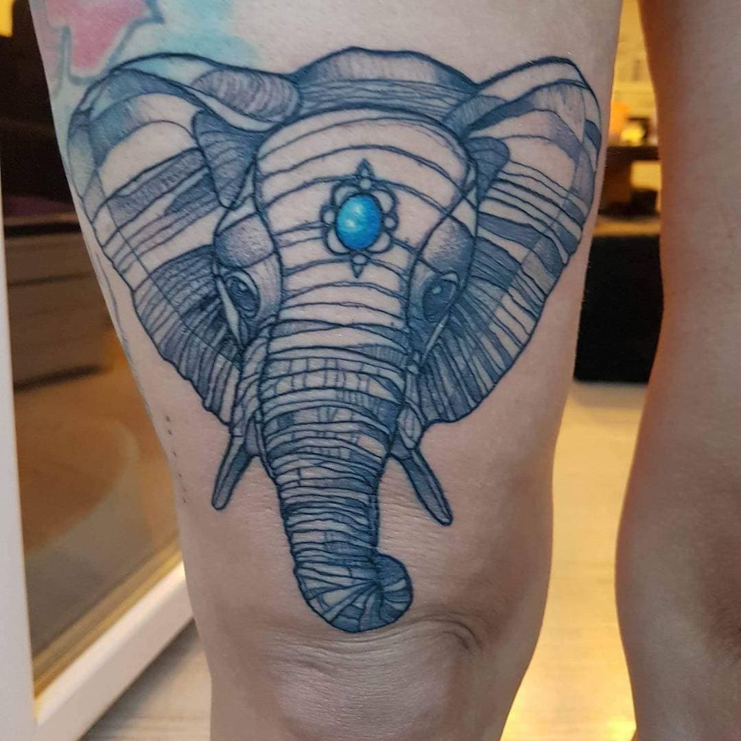 #tattoogirl #tattoo #ink #inked #elephant #femaletattooartist #art #artist