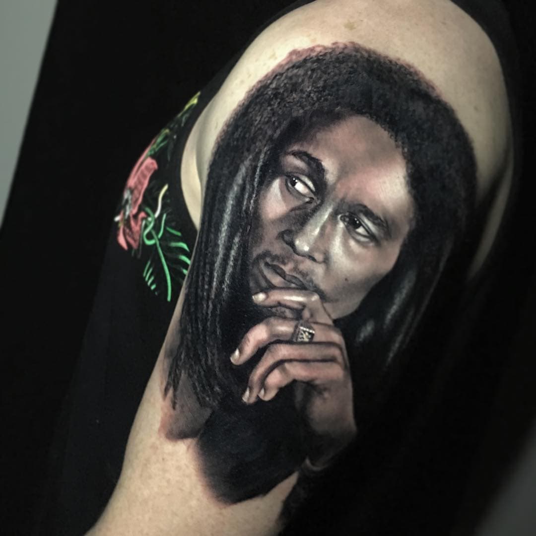 #bobmarley #emmakierzek #auroratattoo #auroratattoostudio #killerinksupplies #bobmarleytattoo #bobmarleytribute