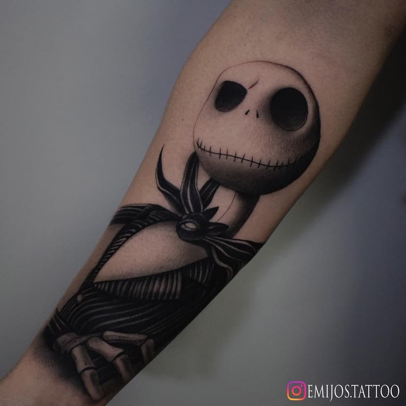 Jack skellington #emijostattoo #emijos #tattoo #tattooed #tattooink #jaen #madrid #mostoles #jaentattoo #jaentattoos #tattoojaen  #madridtattoo #tattoomadrid #tattoomostoles #mostolestattoo #jackskellington #jackskellingtontattoo #instatattoo #ink #inked #blackandwhite #blackandwhitetattoo #relistic #realistictattoo #realismo #realismotattoo #gamerink @gamerink #tattooart #tattoo @thebestspaintattooartists @thebesttattooartists @cheyenne_tattooequipment @worldfamousink #timburton #timburtontattoo