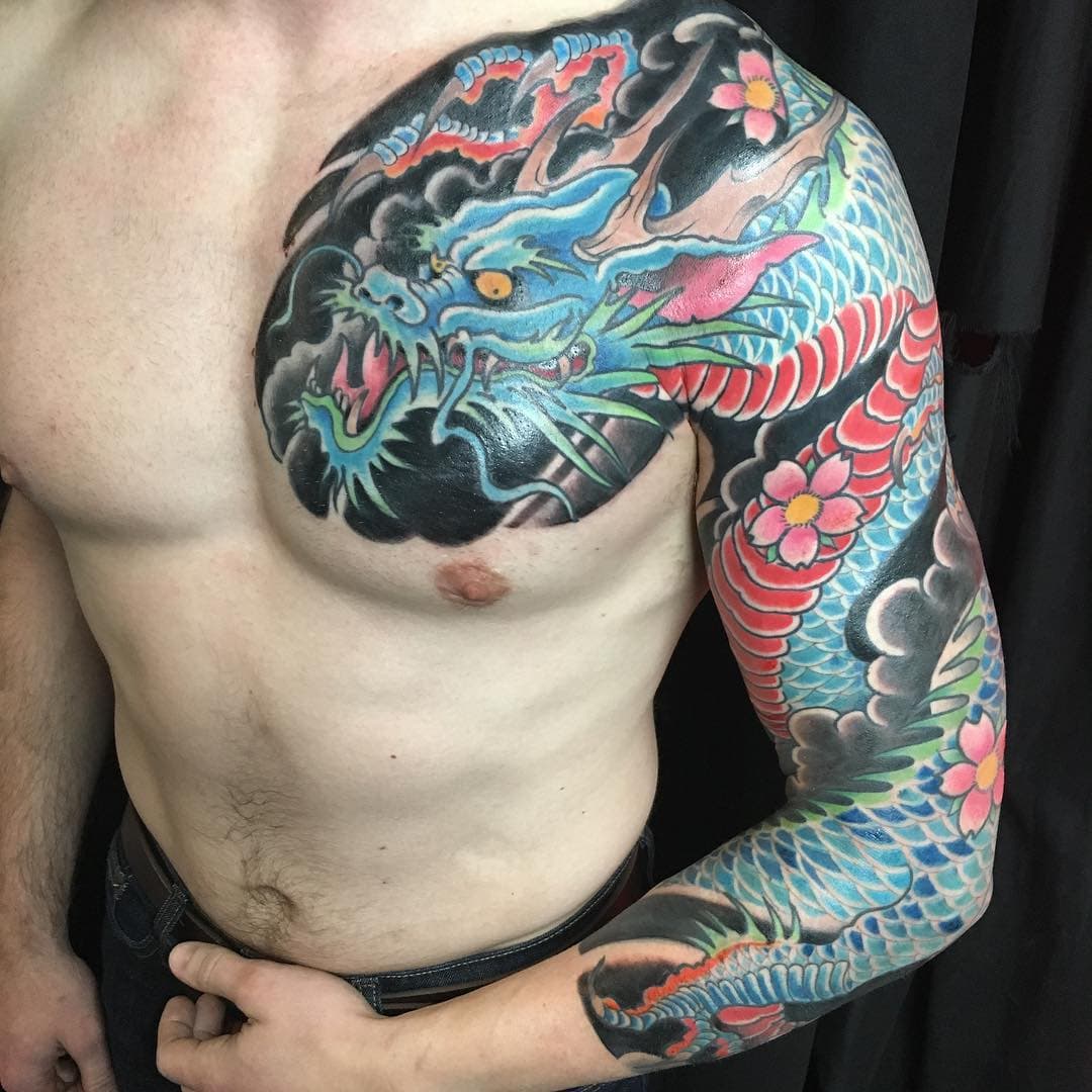 Another session on Shane’s #dragontattoo down to the finishing touches! @twilighttattoo 
#garnettattoo #sdtattoo  #sandiegotattooer #sandiegotattooartist #sandiegotattoo #sandiegotattooshop #pacificbeach #pb #pbtattoo #minneapolistattooartist #twilighttattoo #twilighttattoostudio #japanesetattoo #japanesedragon