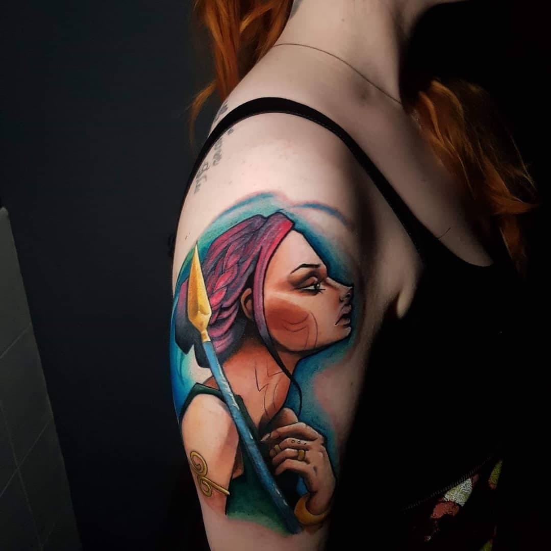 Fantastic colourful piece by @khiwaytattooartist 
#tattoo #tattoos #bodyart #tattooed #inked #ink #artist #tattooartist #colour #color #colourtattoo #supportgoodtattooing #inkig #ink_ig #tattoodo #followme #inkmachines #radiantcoloursink