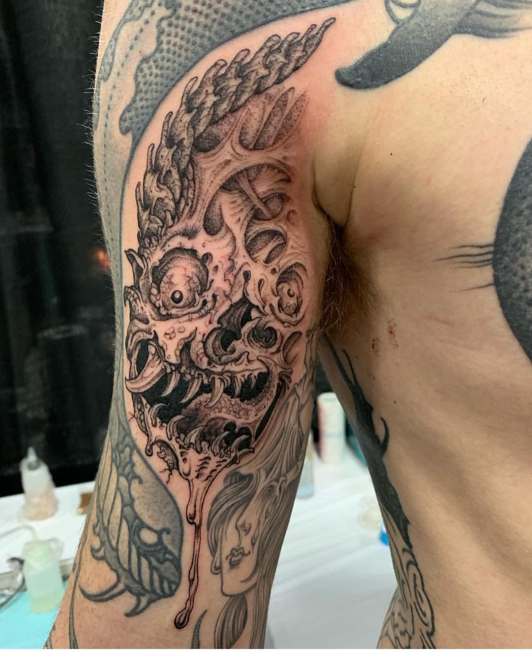 A super fun gap filler by @the_noble_mountain done at the @star_of_texas in Austin