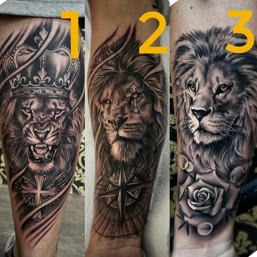 Reposted from @boby_tattoo -  Comenta cual es el que te harías!! 😁 1, 2 ó 3
.
.
.
#tattoo #body #art #tattooart #bodyart #tatuaje #arte #animal #animals #animales #oscuro #oscuridad #dark #inked 
#nauticatattoo #viperink #cheyenne_brasil #cheyenne_tattooequipment  #lion #leao