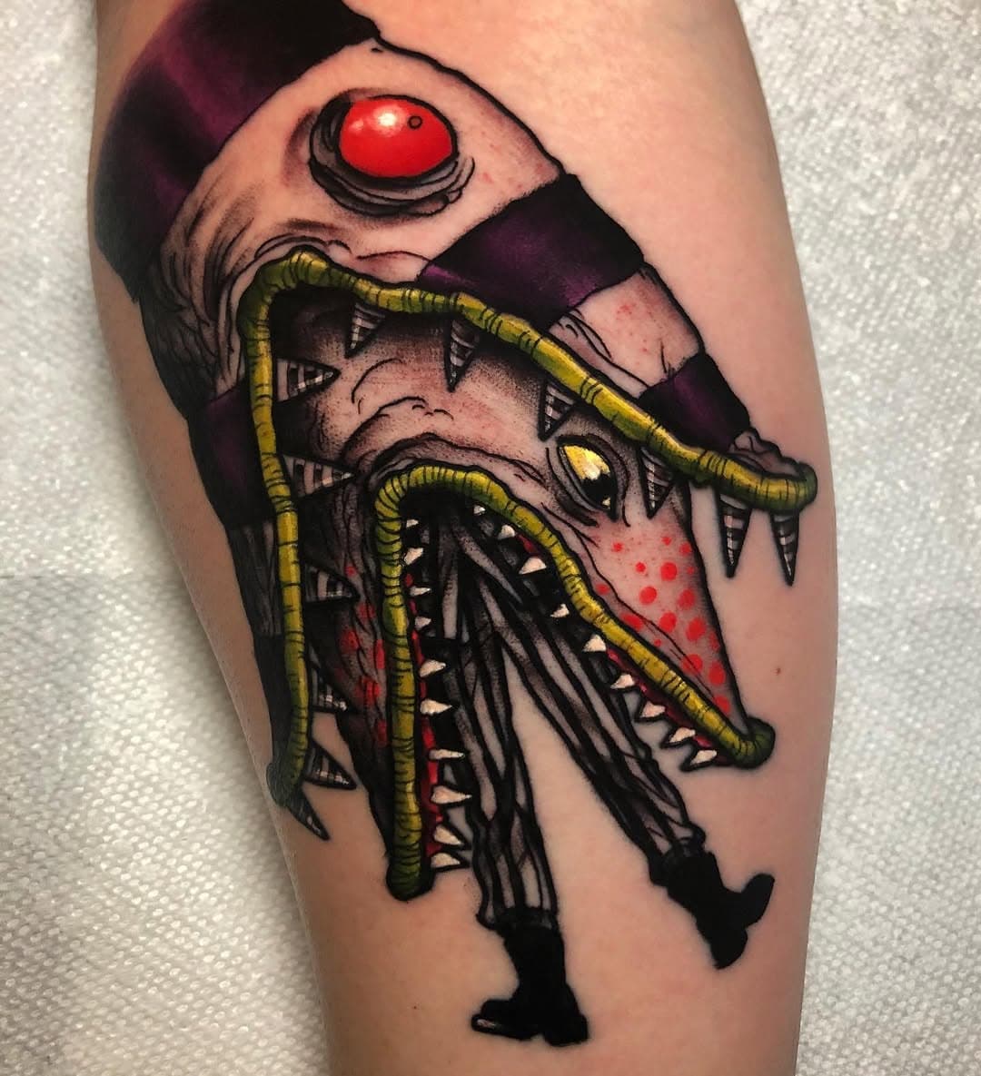 “Whoa, sandworms... you hate ‘em, right? I hate ‘em myself!” Had a killer time doing this Beetlejuice piece for James, with artwork from @waxworkrecords @phantomcitycreative original motion picture score. Thanks again, James!
#tattoo#tattoos#grimtattoo#tattooart#tattooartist#tattoosnob#tattoostyle#tattoodo#radtattoos#philly#phillytattoo#artnerd#pennsylvania#skinartmag#inkedmag#inkedlife#freshlyinked#inked#tttism#d_world_of_ink#jeffsaunders#timburton#beetlejuice#horrorfilmtattooing#iphonesia#igers#instagood#igdaily#inkjunkeyz#inkfreakz