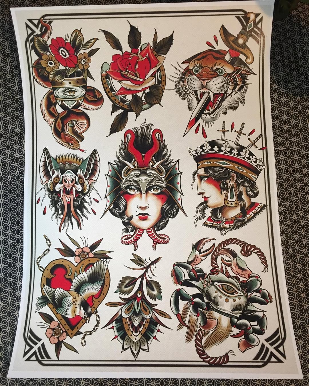 New flash sheet with available wannados! Everything except the tiger still needs a home, so you know what to do 🤳📩📬
Space this month and next at @sticksandstonesberlin !!
I’ve also changed my email recently! Hotmail has become a pain, so I’ve joined the professional world with gmail. Link in my bio will lead you to this, but just a PSA, it’s: brittanydianetattoo@gmail.com 👍
*
*
*
*
#berlintattoo #berlintattooartist #berlin #tattooflash #tattoo #berlintattooers