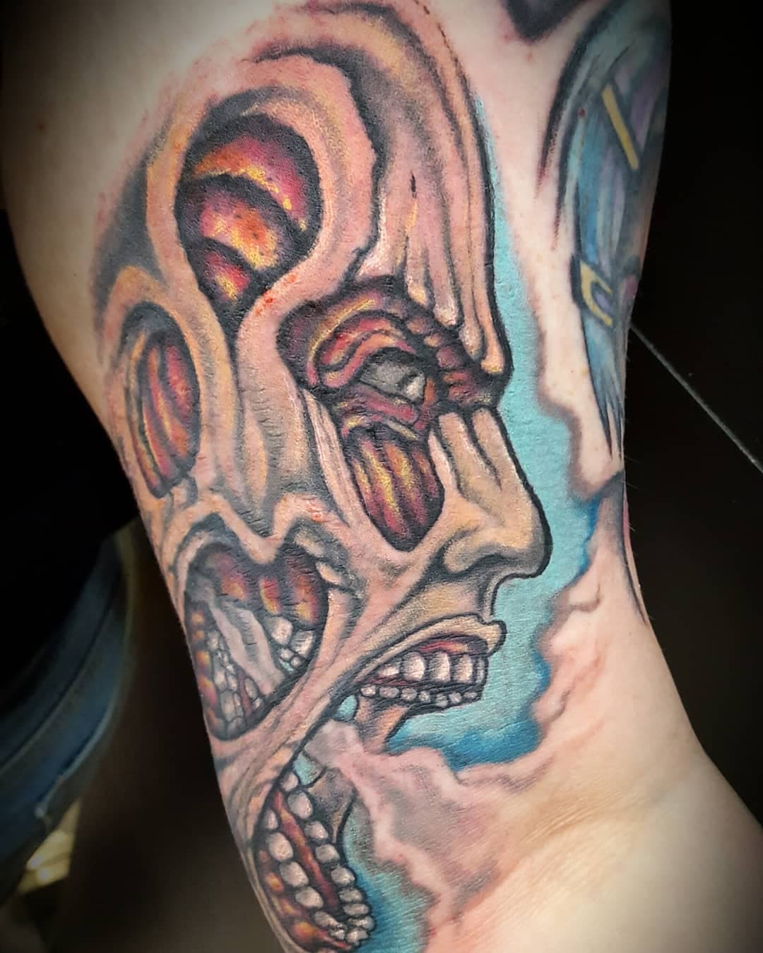 #Tattooconvictions@gmail.com #tattoo #tattoos  #татуировка #tatuaje #tattoosbyforrest #portraittattoo #fusion_ink #StencilStuff #eikondevice #fkirons #darktimesmachines #eztattooing #ink #inked #inklife #ink_ig #realistictattoo #realistic.ink #art #colossaltitan #titantattoo #attackontitan # #tattoosocietymagazine  #tattooculture #tattooconvictions #ForrestBateman #euphoria.bodypiercing.tattoo@gmail.com