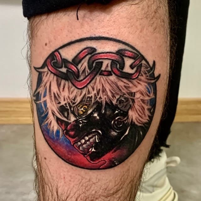 Muy buenas a todos/as guanches!! Por aquí les dejamos este gran trabajo de nuestro artista residente @lalo.arttattoo (kaneki, personaje principal de la gran serie de anime, Tokio Ghoul) un trabajo diferente a lo que suele hacer, pero con un gran resultado, realizado en nuestro @guanchetattoostudio .
.
.
.
@anime.tattoo.spain 
@balm_tattoo
@intenzetattooink
@thebestspaintattooartists
@nuclearwhiteink
@fkirons 
@spain_tattoo_conventions .
.
. 
#picofday #photoofday #japanesedragon #tattoo #tokioghoul #animetattoospain #japanesetattoo #tattoartist #realistictattoo #color #colortattoo #portraittattoo #tattooworkers #tattoowork #blackandgreytattoo #art #ink #inked #thebestspaintattooartists #spaintattoo #fkironsproteam #sullen #nuclearwhite #balmtattoo #radiantink #inkstagram #tattooboy #inkedgirls