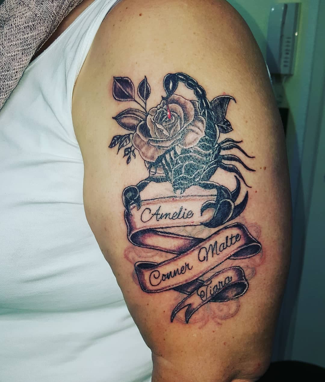 #frankyshouseofart #franky #tattoo #ennigerloh #scorpion #skorpion