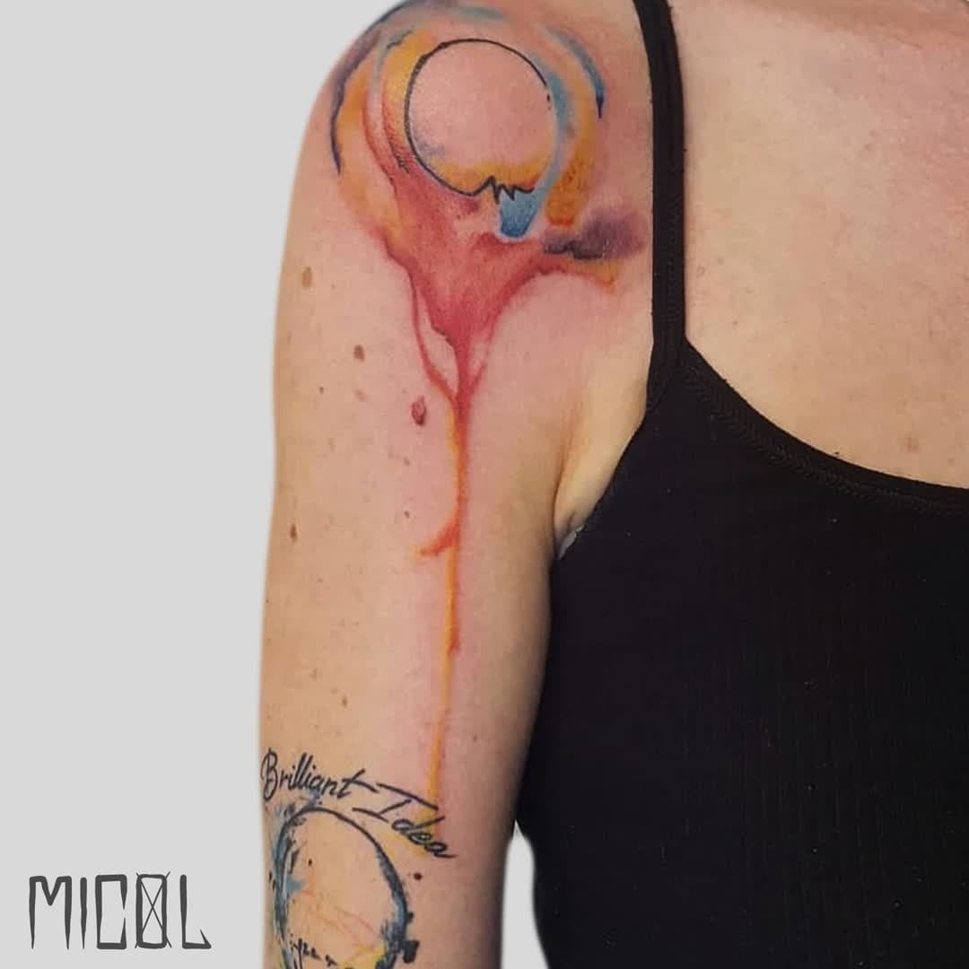 watercolor tattoo realizzato dalla nostra resident artist @mikymicoltattoo ⠀
.⠀
.⠀
#tatuaggio #tattoo #tattooartist #tattooart #tatuatrice #tatuatoriitaliani #watercolortattoo #watercolor #stylebrushtattoo #stylebrush #brushtattoo #tattoooftheday #amazingink #loveink #tattoolove #tattoolovers #tattooideas #tattoosnob #tattooing #inked #inkartist #art #artist #artoftheday #inkedgirls