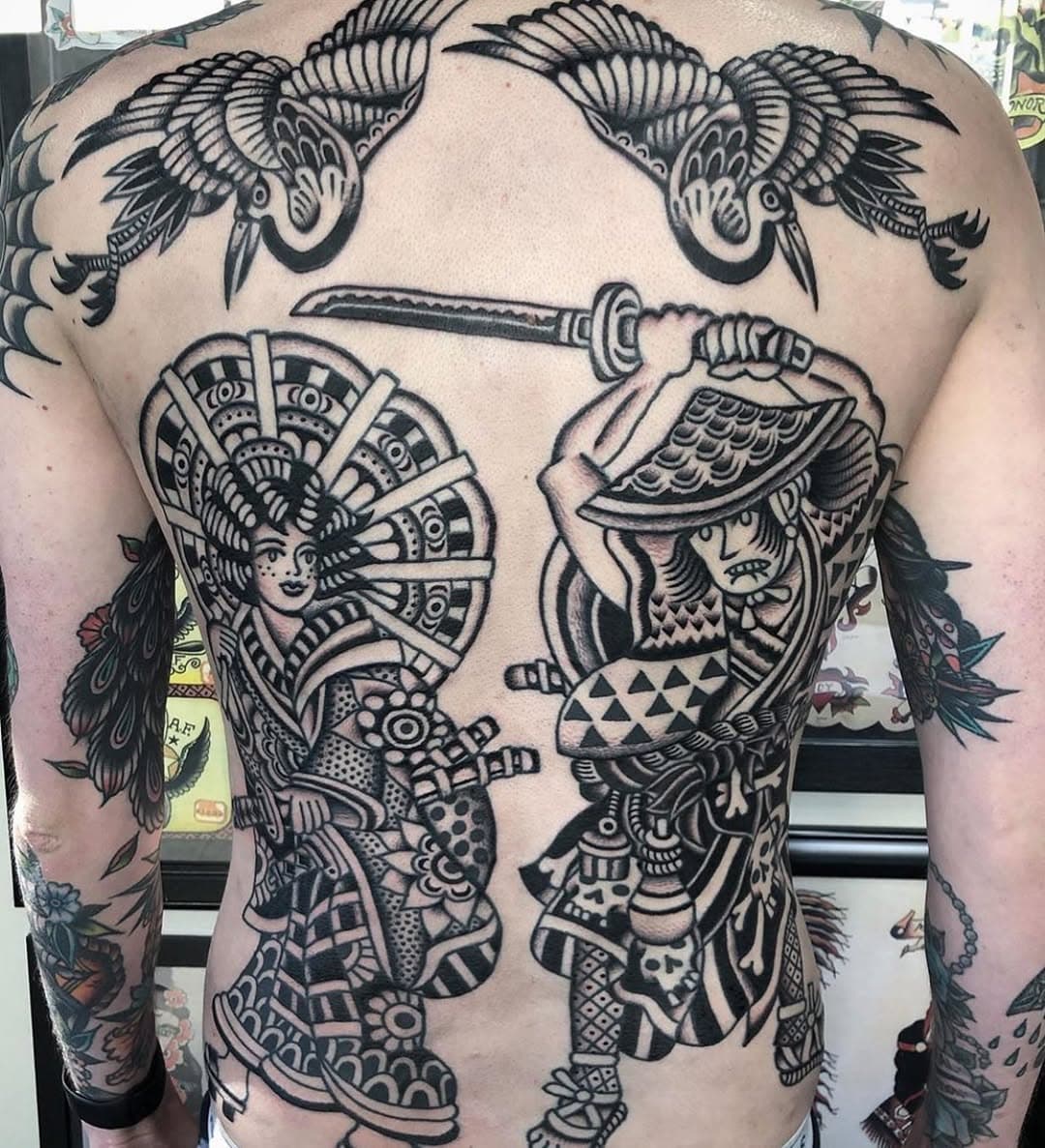 Back done by @willwillwont message directly to book in