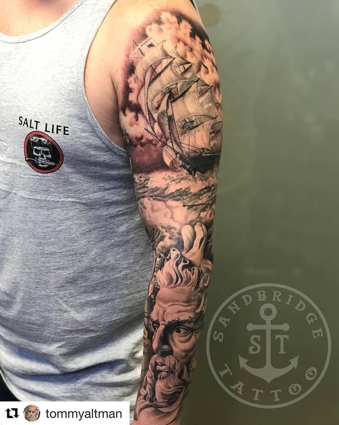 @tommyaltman and his awesome nautical sleeve design. Thanks for using anchor sleeves to make it easier than ever to keep the creativity flowing and being able to quickly reference your designs.