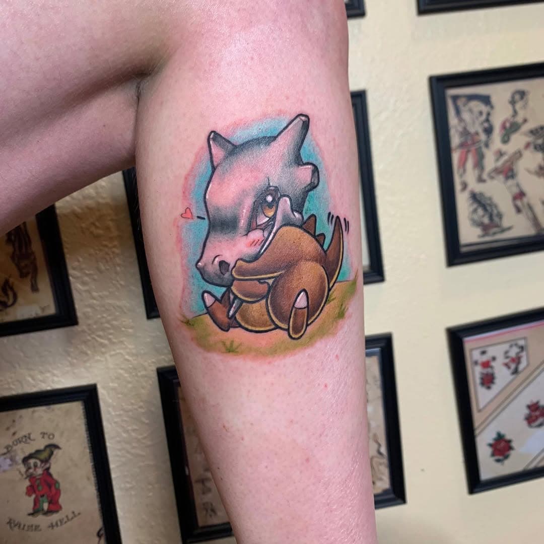 Check this adorable Cubone tattoo done by jinks.tattoo
.
.
.
#cubone #pokemon #pokemontattoo #animetattoo #color #cute #adorable #color #colortattoo #bones #ground #tattoo #tattooartist #boise #boisetattooer