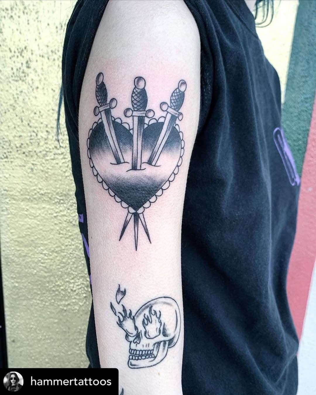 We were super happy to have @hammertattoos with us at the shop for the last few weeks. She’s off on the road again and headed home, but we’ll announce dates with her in the future for all of your tattooing desires 🖤
.
.
.
.
For appointments, email us at lastdaystattoo1502@gmail.com .
.
.
.
#lastdaystattoo #ob #oceanbeach #tattooshop #tattoo #tattooshop #tattoos  #tattooartist #tattooart #oceanbeachtattoo #sandiegotattooshop #sandiegotattooartist #1502 #sandiego  #guestartist #travellingtattooist