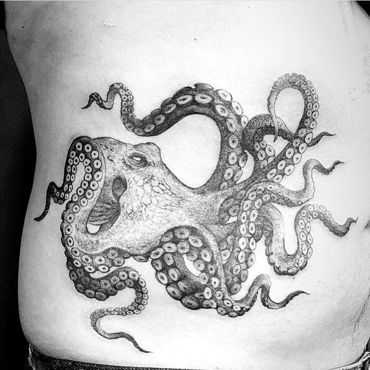 Octopus by @dmontattoo