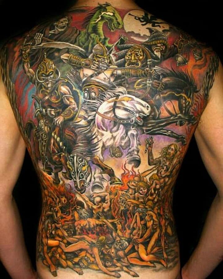 QUANDO L'UOMO VUOLE GIOCARE A FARE DIO, FINISCE SEMPRE COL FARSI MALE. (cit.)
foto post 06/12/2012
@fudo_tattoo_art_pescara 
#apocalypse #backpiecetattoocolor #colortattoo #horses #damned #storm #tattoolife #sacredtattoo #epic #italiantattooartist #abruzzo #abruzzotattoo #pescara #pescaratattoo