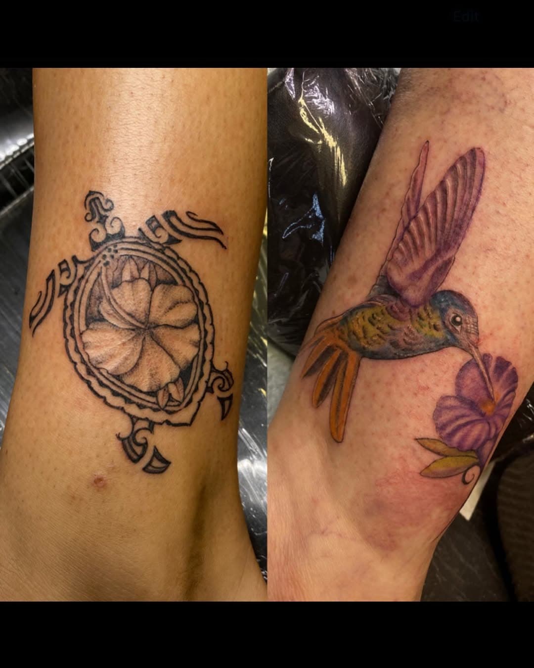 Couple fun ones! We are still scheduling by appointment only for later dates however we will not be setting any new appointments for rest of the month...please feel free to email us with any questions or inquiries or contact artists directly. mahalo🤙🏾
•
•
#Artist: @jsoulink #SoulutionInk #Sacramento #hummingbirdtattoo #HonuTattoo