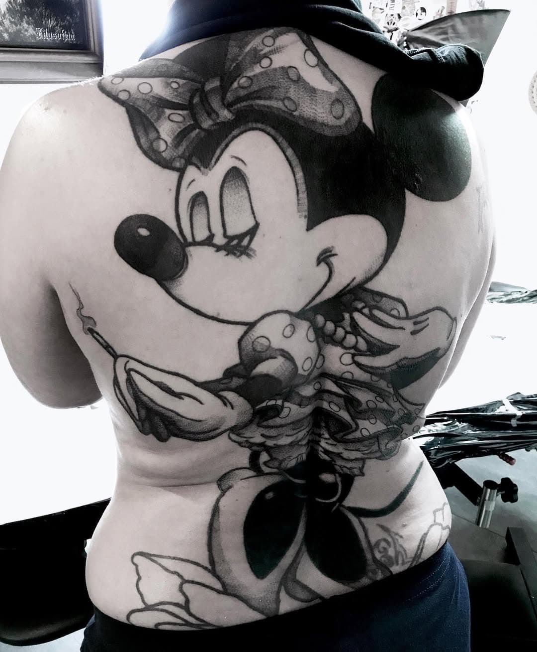 Managed to finish this Minnie on a spot at @osdztattoo. Didn’t managed to finish the background because of my future plans. Will tell about it later :)

@dermalizepro @balmtattoopolska @polandtattoos @blackworkers_tattoo @blackworkers_poland 
#MaurycyTattoo

#ProtectYourArt
#bwmentality
#blacktattooworld
#blacktatz
#btattoo
#blcktattoo
#graphictattoo
#tttcollector
#tattoocollector
#tttculture
#blackworkartist
#blckworker
#tattoodoambassador
#tattoopoland
#blackinktattoos
#blackinktattoo
#europetattoo
#tattoocommunity
#blxckwork
#blxckcultr
#blackworkers_poland
#TAOT
#FORMink
#onlyblackart
#inkstinctsubmission
#blacktatts
#inksquadapp