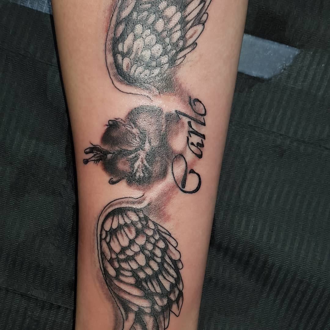 Tattoo als Andenken.... ganz frisch von heute