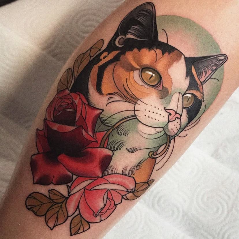 Merci à ma cliente de sa confiance pour son premier tatouage couleur 🥰🙇🏼‍♂️

 #tattoo #tattoos #tatouage #tatouages #picoftheday #inked #inked_france #colortattoo #ntgallery #neotradsp #neotradeu #neotradsub #neotradtattoo #neotraditional #neotraditionaltattoo #cat #cattattoo #lespetitesfrappes #carmes #toulouse #toulousetatouage #toulousetattoo #art #encrés #france

@newtraditionalgallery @neotraditionaleurope @neotraditionaltattooers