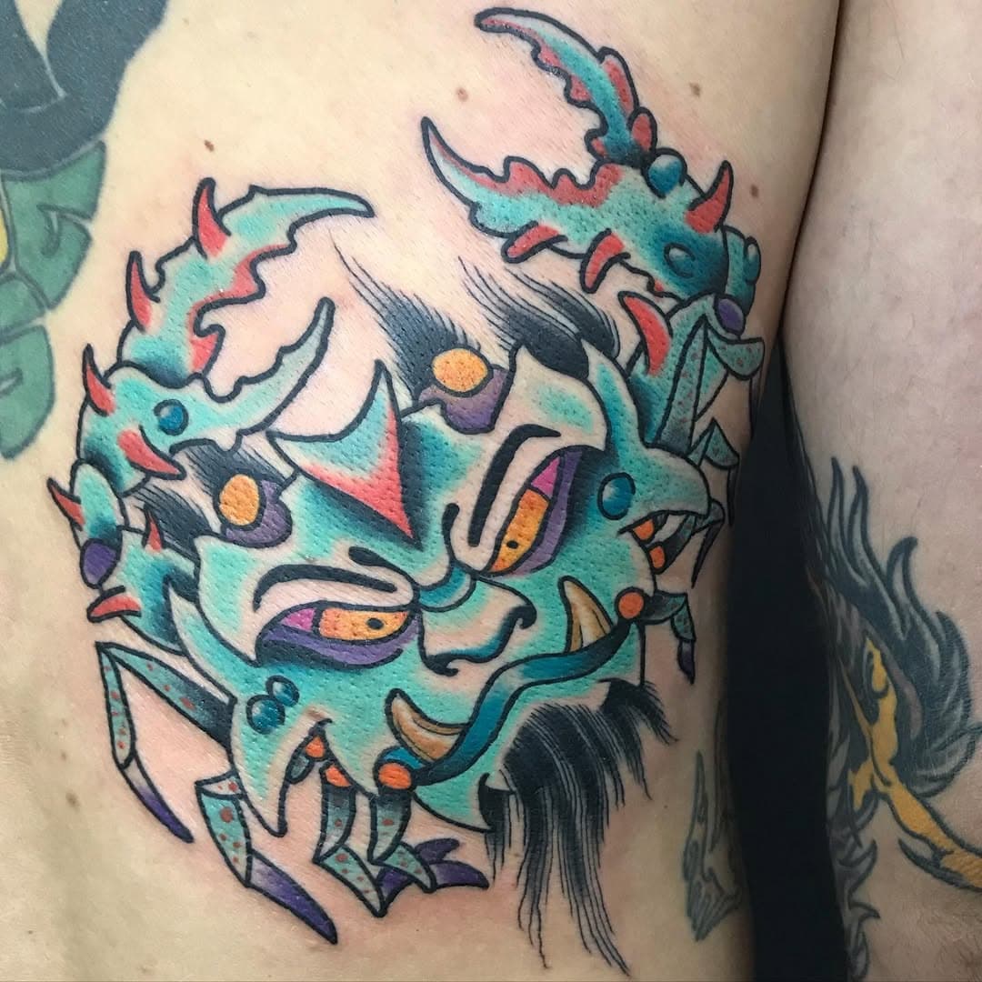 Lil side crab action yesterday. .
 .
#tattooagoogo #nolairezumi #heikegani #bluecrab #wabori #irezumi #japanesetattoo #magazinestreet #neworleansartist #inklife #bright_and_bold