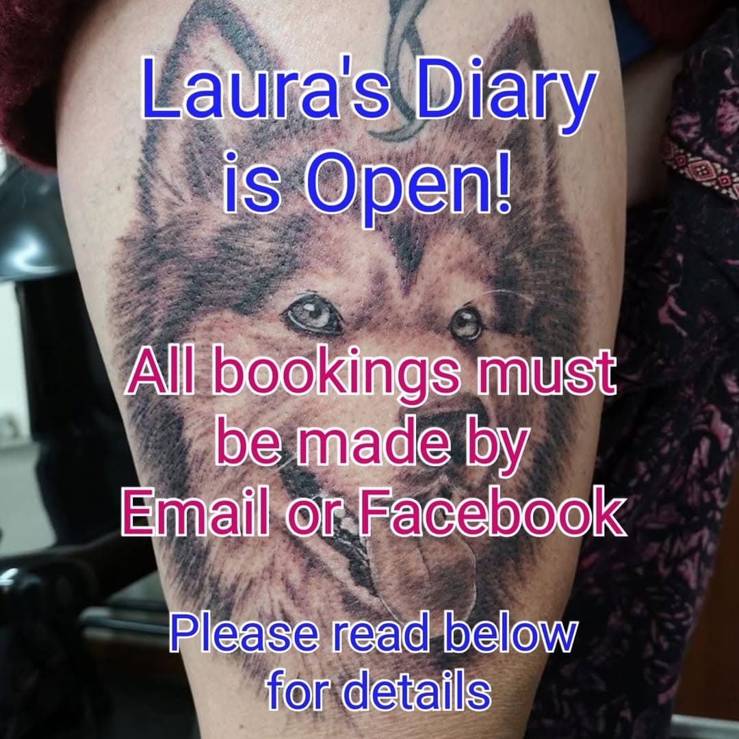 The diary is now open and we are taking bookings for January, February and March.

As Covid-19 government restrictions are still in place at the studio we are ONLY taking bookings via Email or Facebook

Emails/messages will be replied to on a first come first served basis. All appointments will need to be secured with a £40 non-refundable deposit. 

To make an appointment please send an email to hiddengemtattoo@hotmail.com.

In your email please include;
⭐ Description of the design you would like including details on size and placement on body
⭐ Any photos of ideas you have
⭐ A contact phone number

Many thanks, Hidden Gem Tattoo 😊