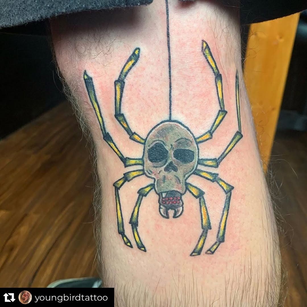 Repost from @youngbirdtattoo
•
Got to do this fun little skulltula for @k_________s_ the other day! It was great seeing you homie! 
———————————————
#videogametattoo #zeldatattoo #skulltula #skulltulatattoo 
#youngbirdtattoo #upstatetattooco #blackworkersubmission #traditionaltattoos #neotraditionaltattoo #rochester #flourcity #flowercity #rochestertattoo #bishoprotary #neumatattoomachines
#saniderm #ohanaorganics #electrumsupply #mithraneedles #guyswithtattoos #girlswithtattoos #tattooedguys #tattooedgirls