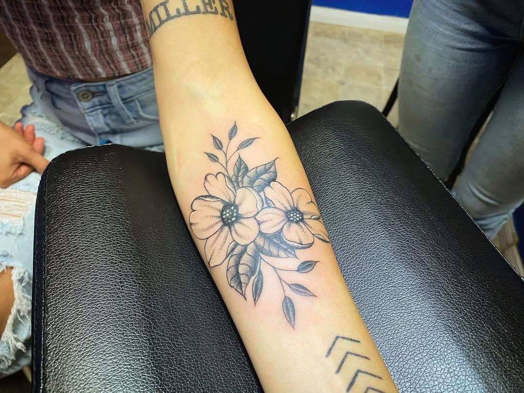 Flowers are definitely one of my favorite tattoos to design and execute, there’s no limitation on how unique they can be! Thanks for looking. Send me an email if you would like to book an appointment in Kerrville TX!