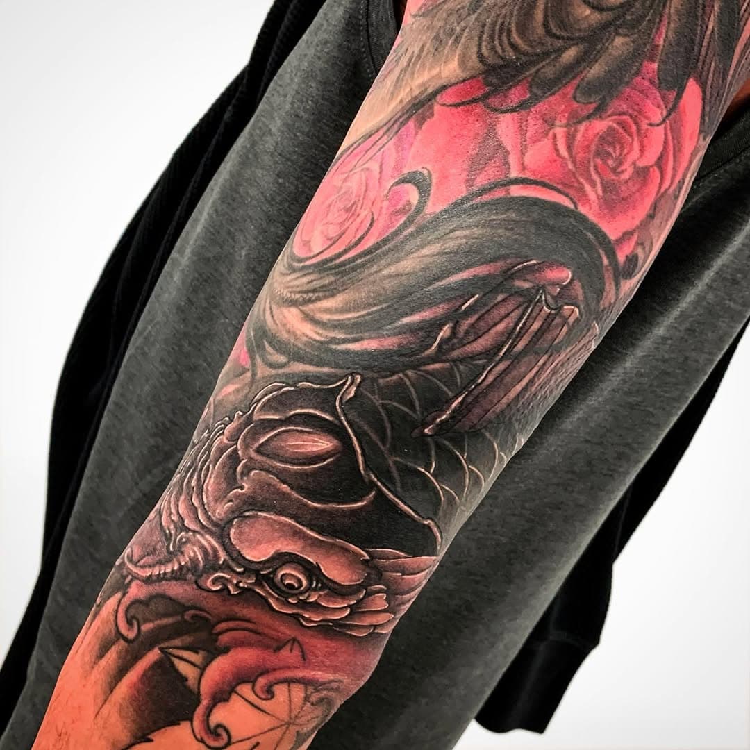 Cover-up. If you can’t figure out what was underneath then I guess I did a good job? 👊🏻
.
.
.
.
.
#coverup #coveruptattoo #coveruptattoo #coveruptattooing #koifishtattoo #asiantattoo #japanesetattoo #japanesesleeve #halfsleeve #irezumi #irezumitattoo #irezumicollective #irezumism #torontotattoo #torontotattooartist #torontotattooshop #irezumitattoos #irezumiart #torontoart #toronto #torontotattoos #irezumitattooart #thejunction #gta #koifish #tattooartist #torontoartists #fytsupplies #japaneseart