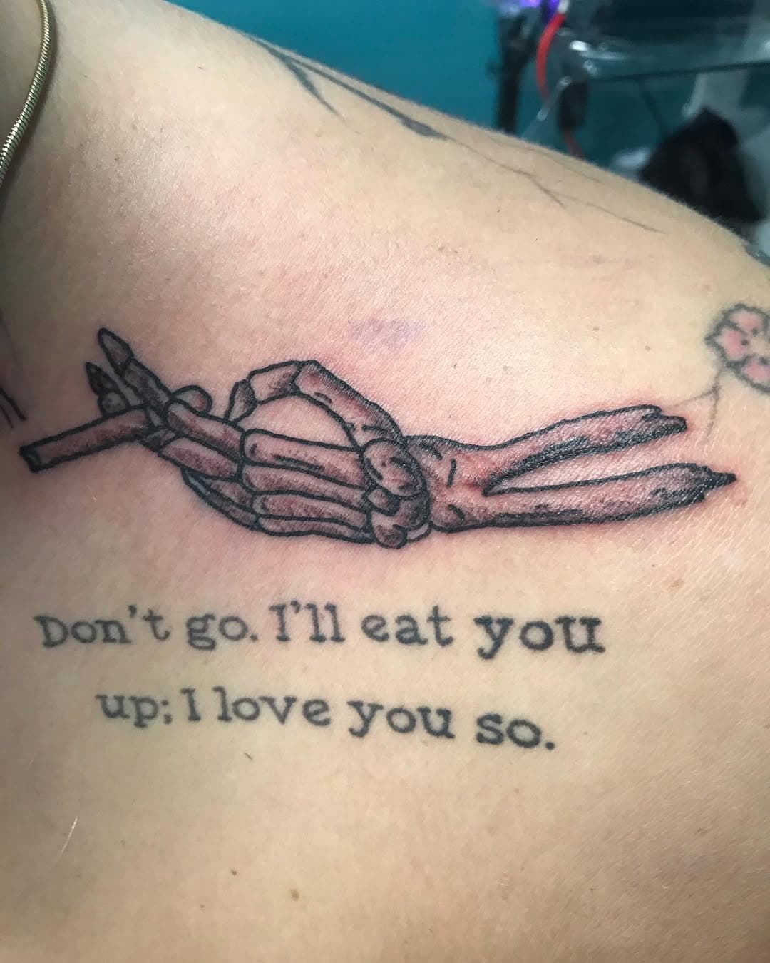 Words not mine #tattoos #tattooing #tattoo #ink #whipshade inked #fun #skeleton #skeletontattoo