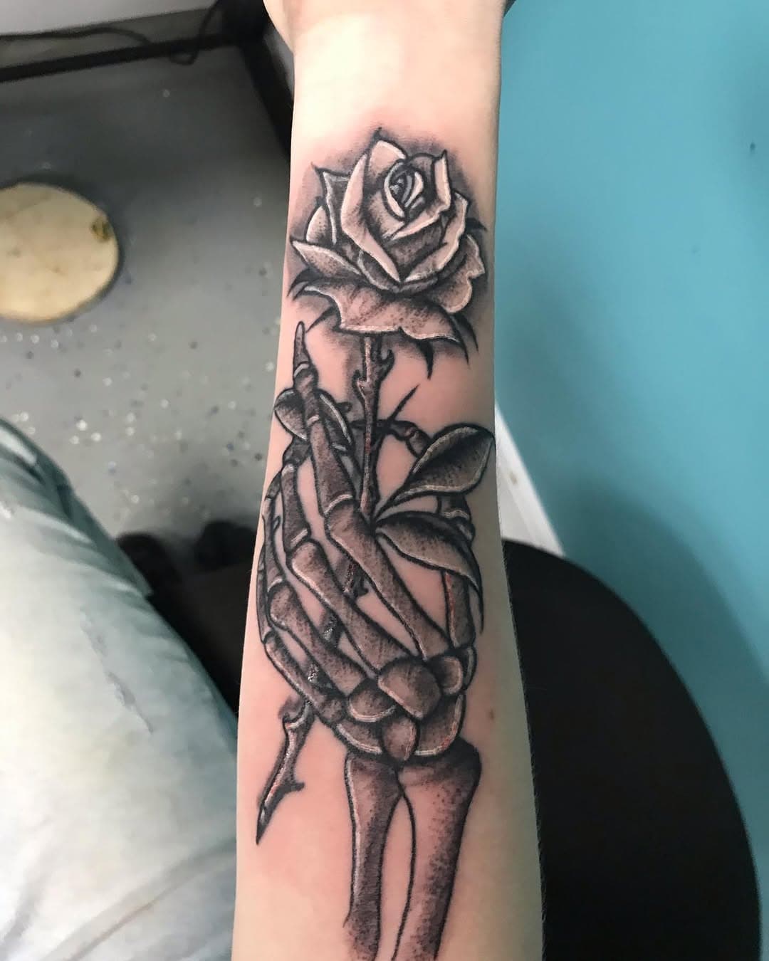 rose n stem #tattoo #tattooing #tattoos #ink #inking #inked #rosetattoo #rosestem #fun #dowhatyoulove