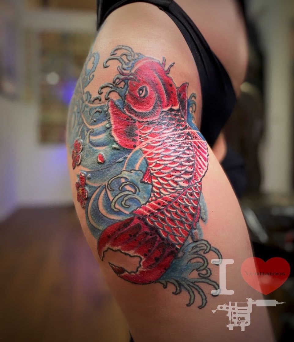 #fishtattoo #koifishtattoo