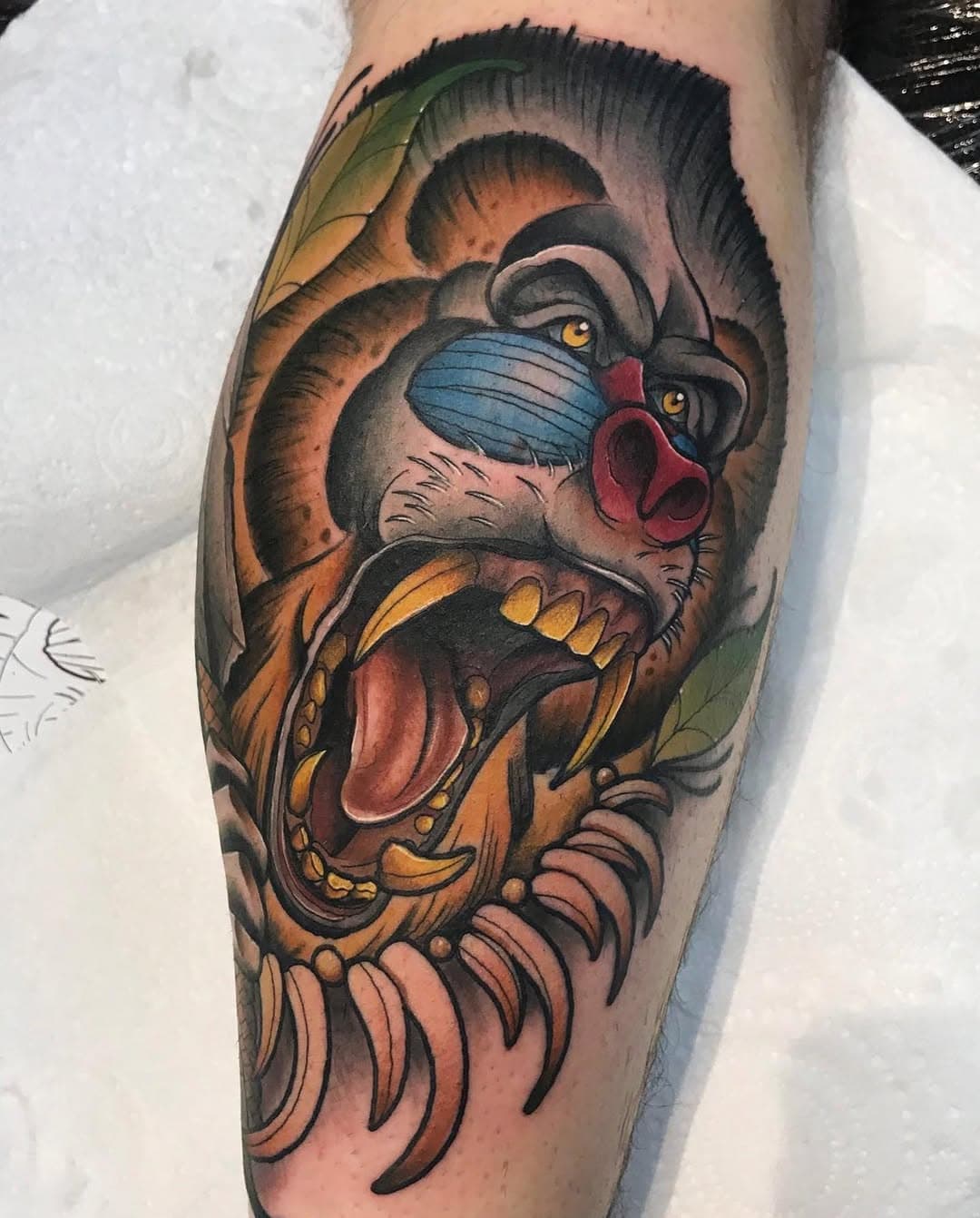 Easing back into tattooing in May thank you all for your patience - here’s one from the past looking forward to gettin back into it. #tattoo #tattoos #kent #neotrad #neotradtattoo #neotraditional #fraserpeek #mandrill #butterluxe_uk #magnumtattoosupplies