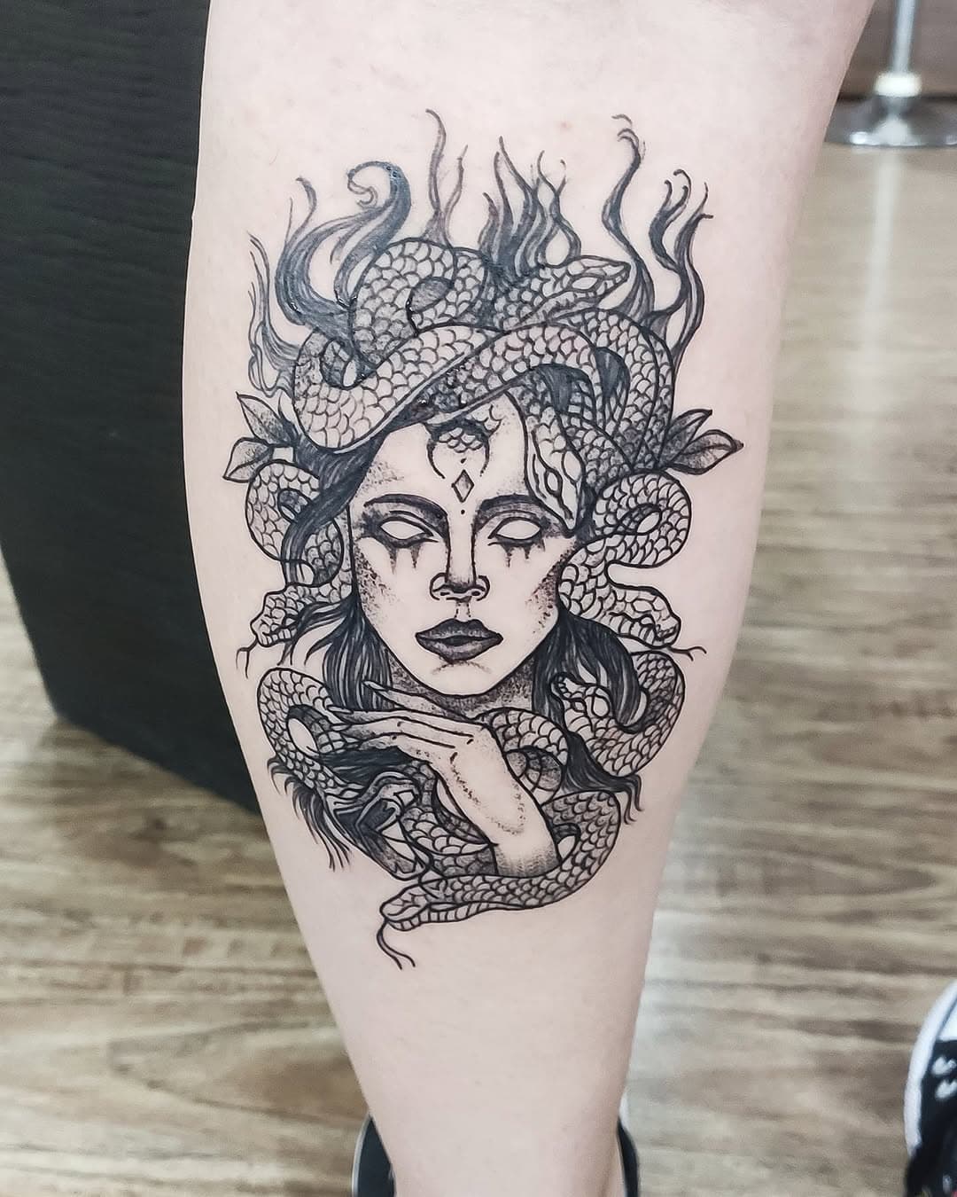 🐍🐍🐍
.
#elpatrontattoo #tatuagem #tattoo #jaraguadosul #jgs #medusa