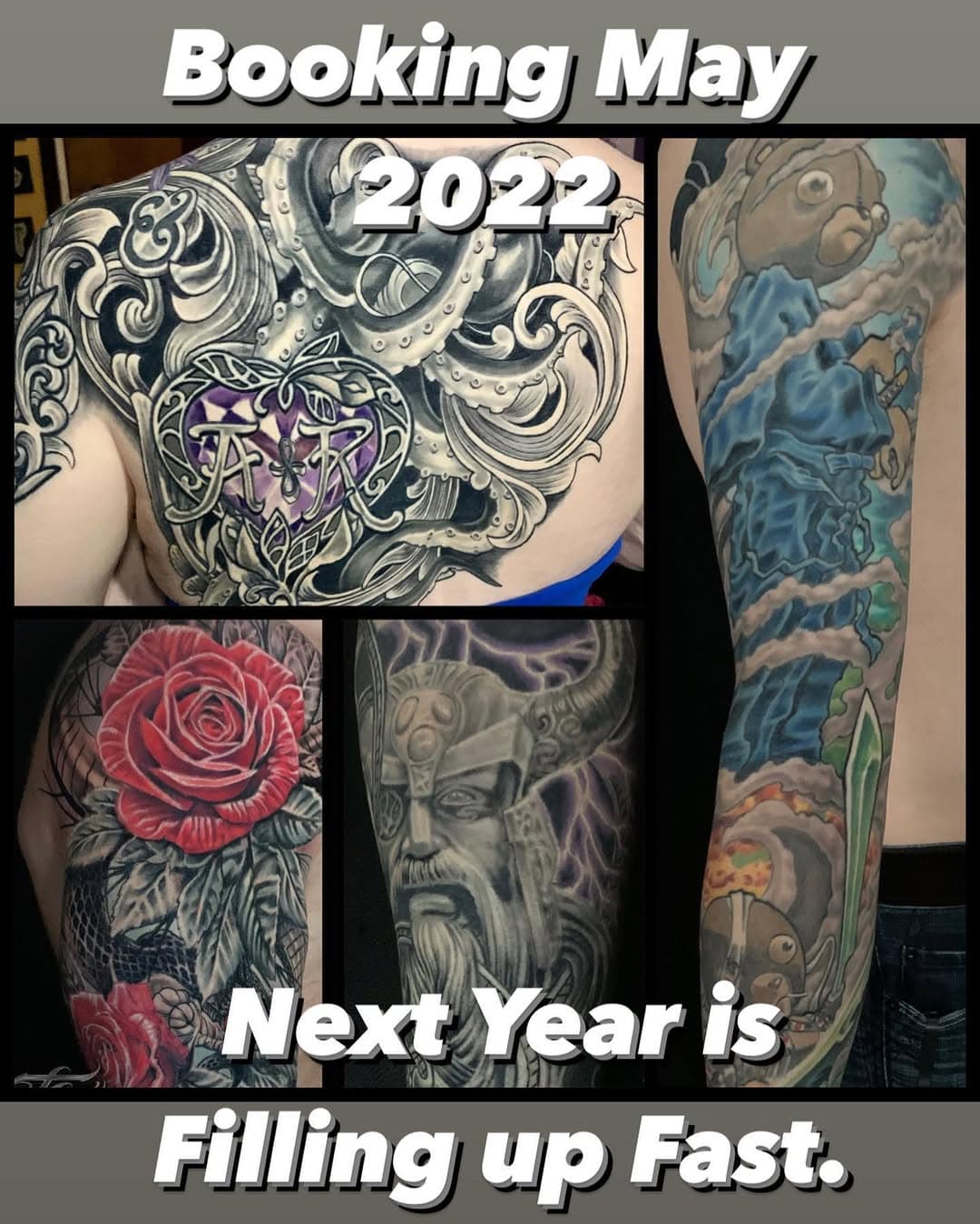 Next year is filling up fast. Contact me soon if you plan on getting in before June of next year.#2022  #may #may2022  #tattoo #terrymayo #cattattoo #cattattoocom #dallas #texas #customtattoo #tattoos #addison  #addisontattoo #dallastattoo #tattooartistmagazine #toptattooartists @cattattoodotcom