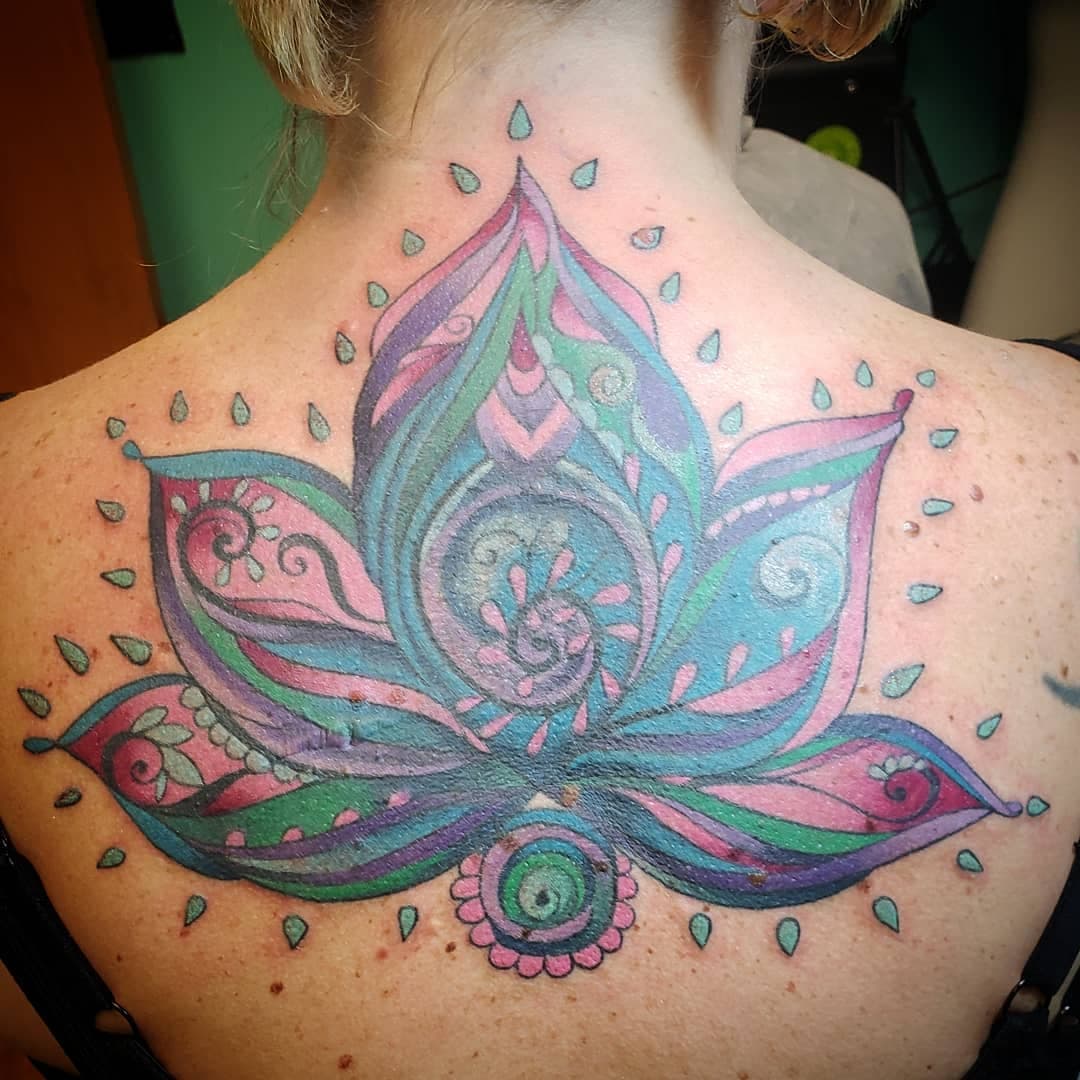 Bye bye panther hello lotus,fresh cover up for @mindy_costellos7 thanks for the trust and support over the years.#michigantattoo#h2ocean#michigantattooartist#michigantattooers#lansingtattoo#lansingtattooartist#eternalink#cheyennetattooequipment#sullenartcollective#truetubes#criticalbattery#hushanesthetic#skinartmag#tattoosnob#tattooistartmag#tattooartistmagazine#lotustattoo#madeinmichigan#michiganders