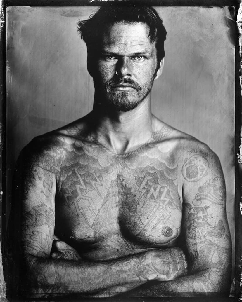 It was a real honour to sit for these photos for @byronbaytintype who’s creating art using photography methods from the 1850s. Thank you so much Jaca