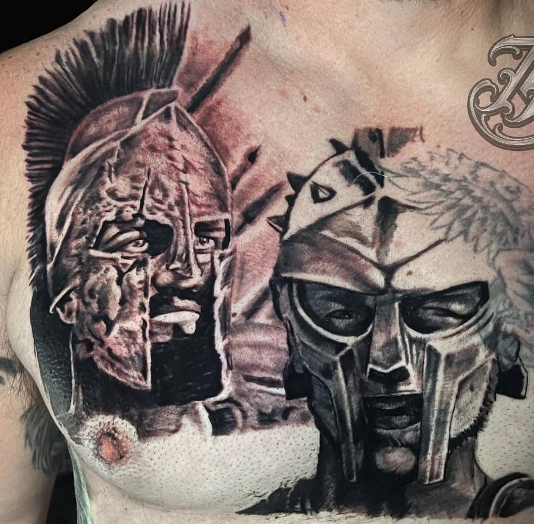 #chestpiece I started on this week. 
#thisissparta #areyounotentertained 
#300 #gladiator #leonidas #maximus #tattoo #terrymayo #cattattoo #cattattoocom #dallas #texas #customtattoo #tattoos #addison  #addisontattoo #dallastattoo #tattooartistmagazine #toptattooartists @cattattoodotcom