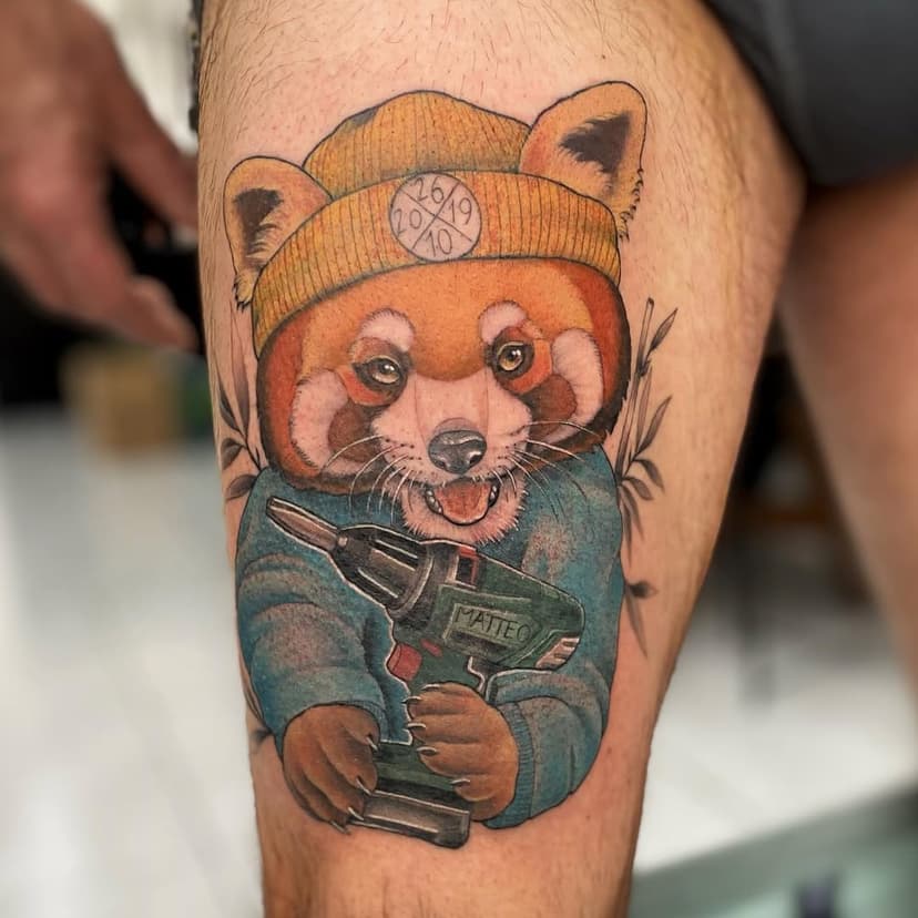 • R E D  P A N D A • 
Für einen ganz besonderen kleinen Menschen ❤️ 
#redpanda #redpandatattoo #panda #pandatattoo #colortattoo #neotrad #neotraditionaltattoo #neotradsub #neotraditional #reutlingen #stuttgart #lichtenstein