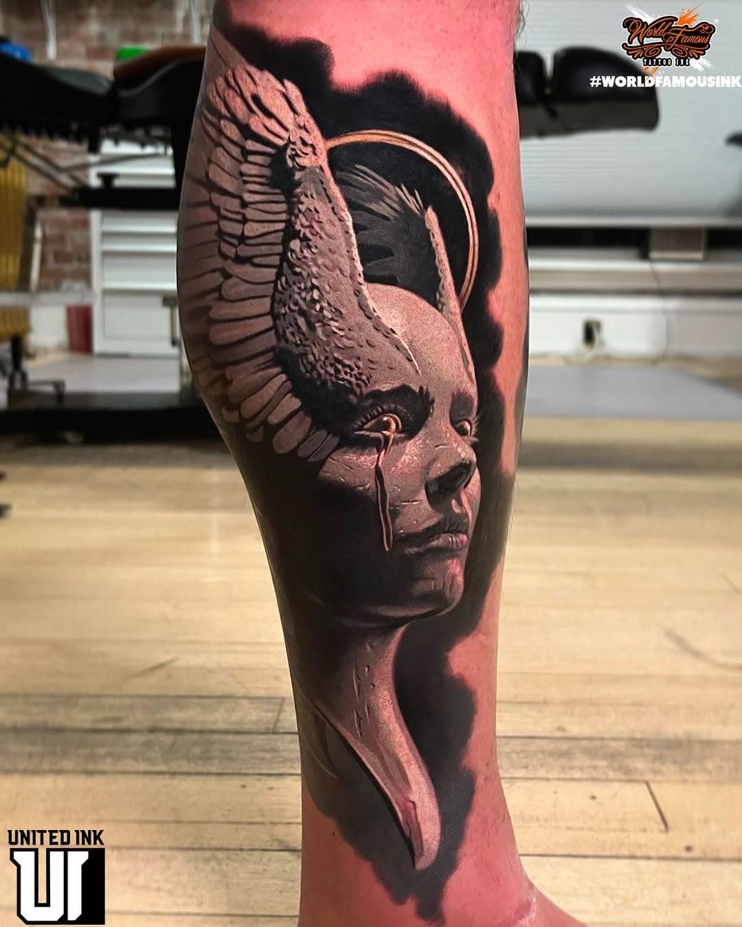 Stunning work by our pro team Artist @jacobsheffieldart using #worldfamousink 💪