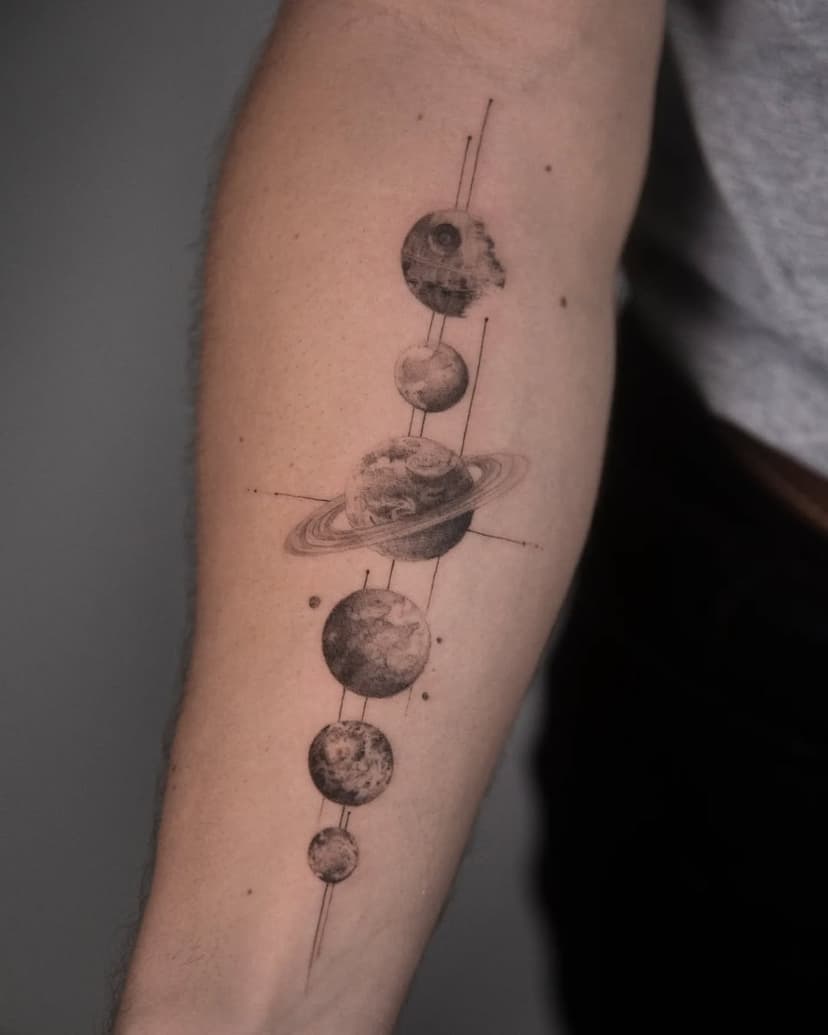 Star Wars planets 🪐 by @naokotattoo

📷 : @nicolasnargeot

Contact : naokotattoo@gmail.com

KROMATIQUE 
4 rue d'Alésia 75014, Paris