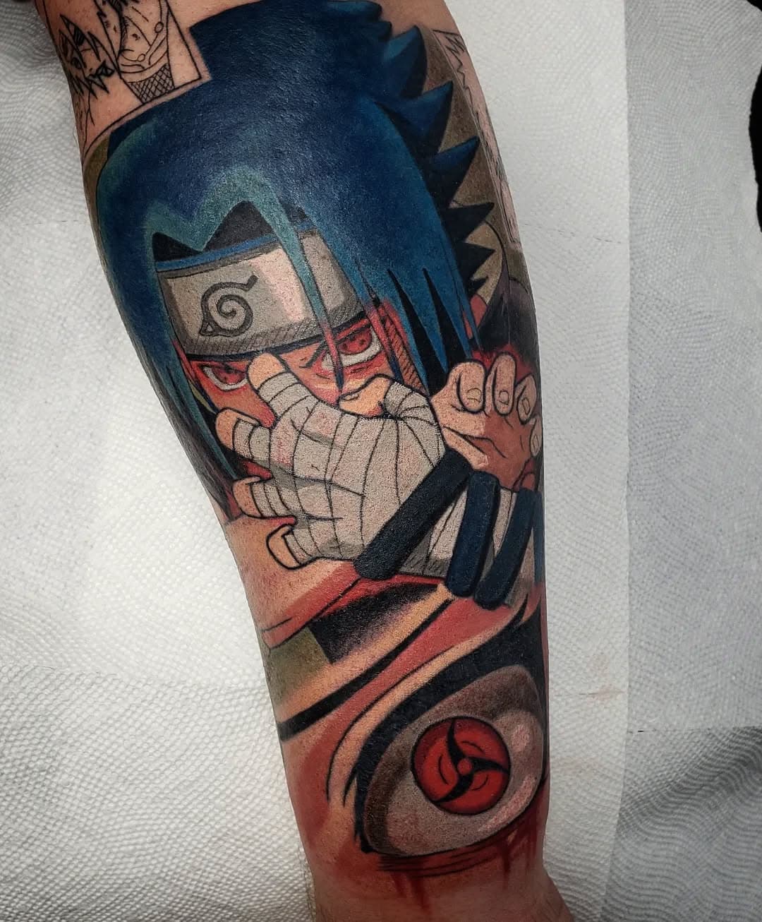 I can't wait to finish this sleeve up!
.
.
.
#sasuke #sasukeuchiha #naruto #ninja #eye #sharingan #anime #animetattoo #manga #mangatattoo #tattoo #cartoontattoos #otaku #otakutattoo #otakugirl #otakuworld #kawaii #kawaiitattoo #animetattooartist #instagood #instatattoo #Instagram #florida #stpete #face #tattooartist #nerd