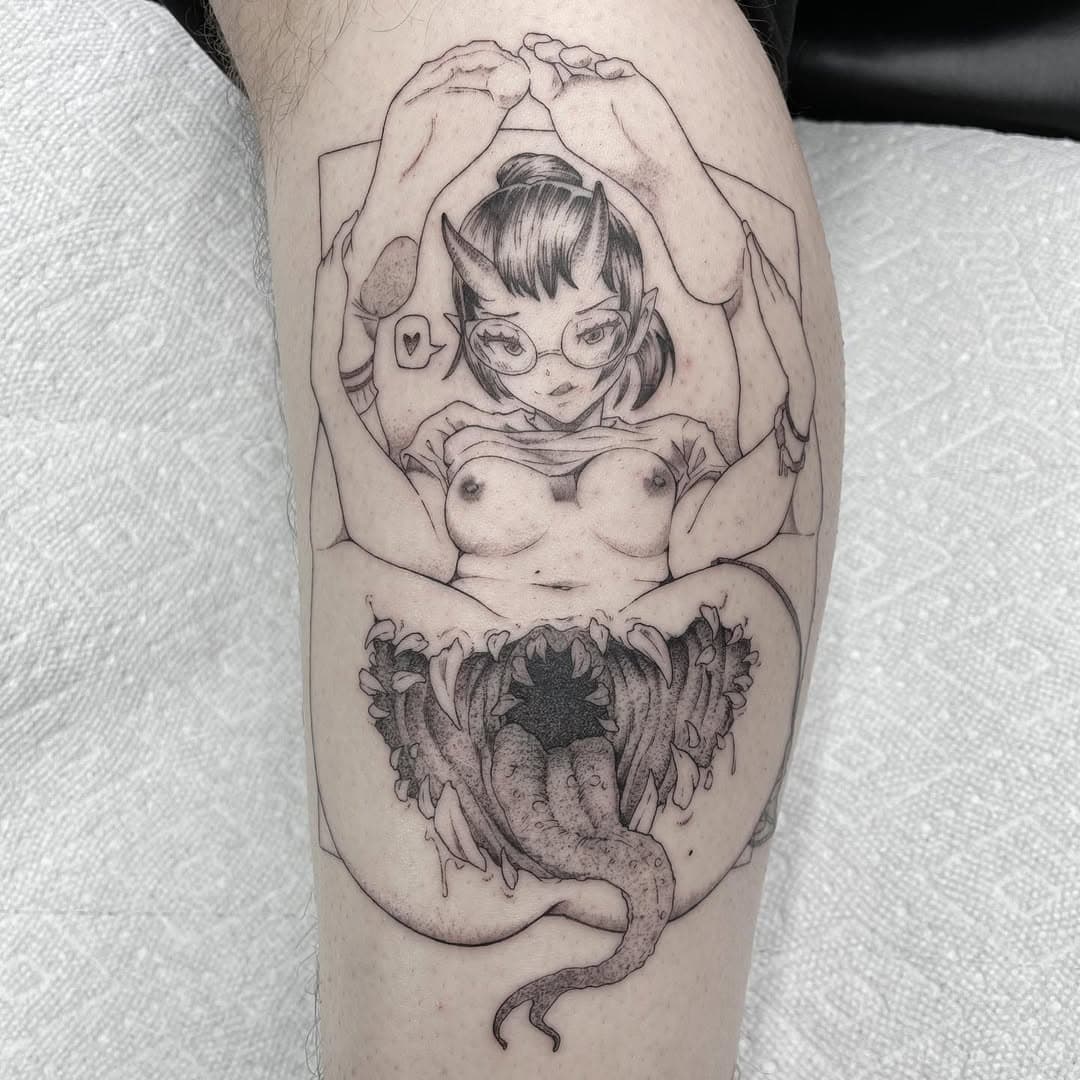 had an absolute blast on this custom piece for Quinn. thank you for the trust dude!

#animetattoo #mangatattoo #doujin #doujinshi #animegirl #animetattoos #mangatattoos #animemasterink