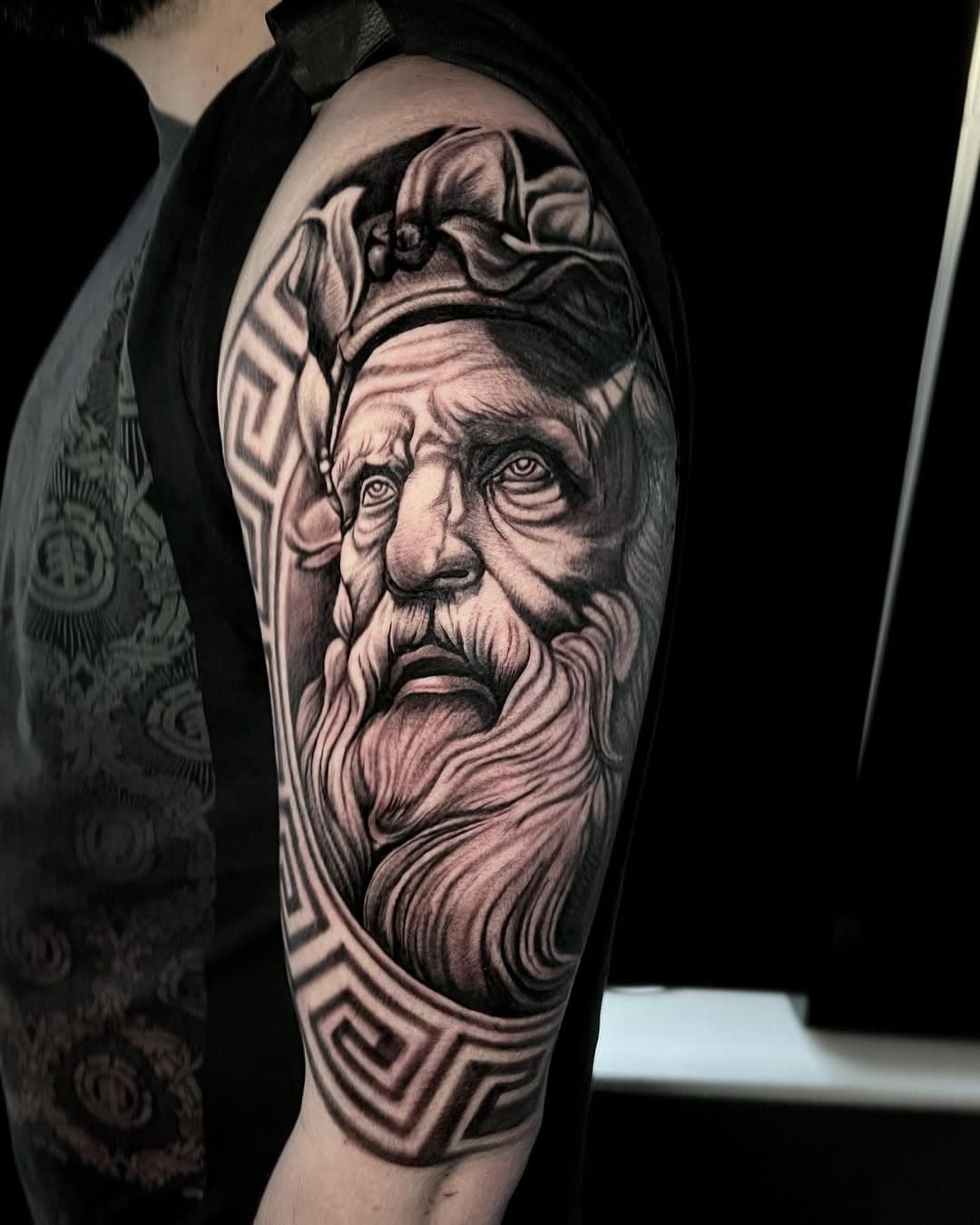 Had a sick day today starting this sleeve for @martincollier 😁
•
It’s been a great first day back after being off of work ill for a couple of weeks, Thank you so much man! 😁😎
•

•
Sponsored by:
@ezcartridgecouk 
@yayofamilia 
•
Using:
@bishoprotary @worldfamousink @Criticaltattoosupply @forgedbymeta @greenhousetattoosupply @Killerinktattoo @Barbersdts

•
#theblackdahlia #darktattoo #tattooart #blackandgreuyallday #realismtattoos #tattooink  #uktta #uktattooartist #darkartwork #darkrealism #tattoolife #tattooshop  #tattooflash #blackandgreytattoo #tattoogirl #uktattooist #fyp #tattooartist #uktattoos #wheretheytatt #blackandgrey #tattoosofinstagram #btattooing  #onlyblackart  #onlythedarkest #tattoolove #tattooideas #girlswithtattoos #guyswithtattoos #greektattoo