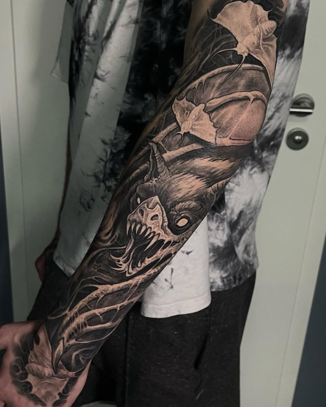 🫲Healed 🫱 #darkinkers#darkink#darktattoo#tattooideas#eviltattoo#eviltattoos#freehand