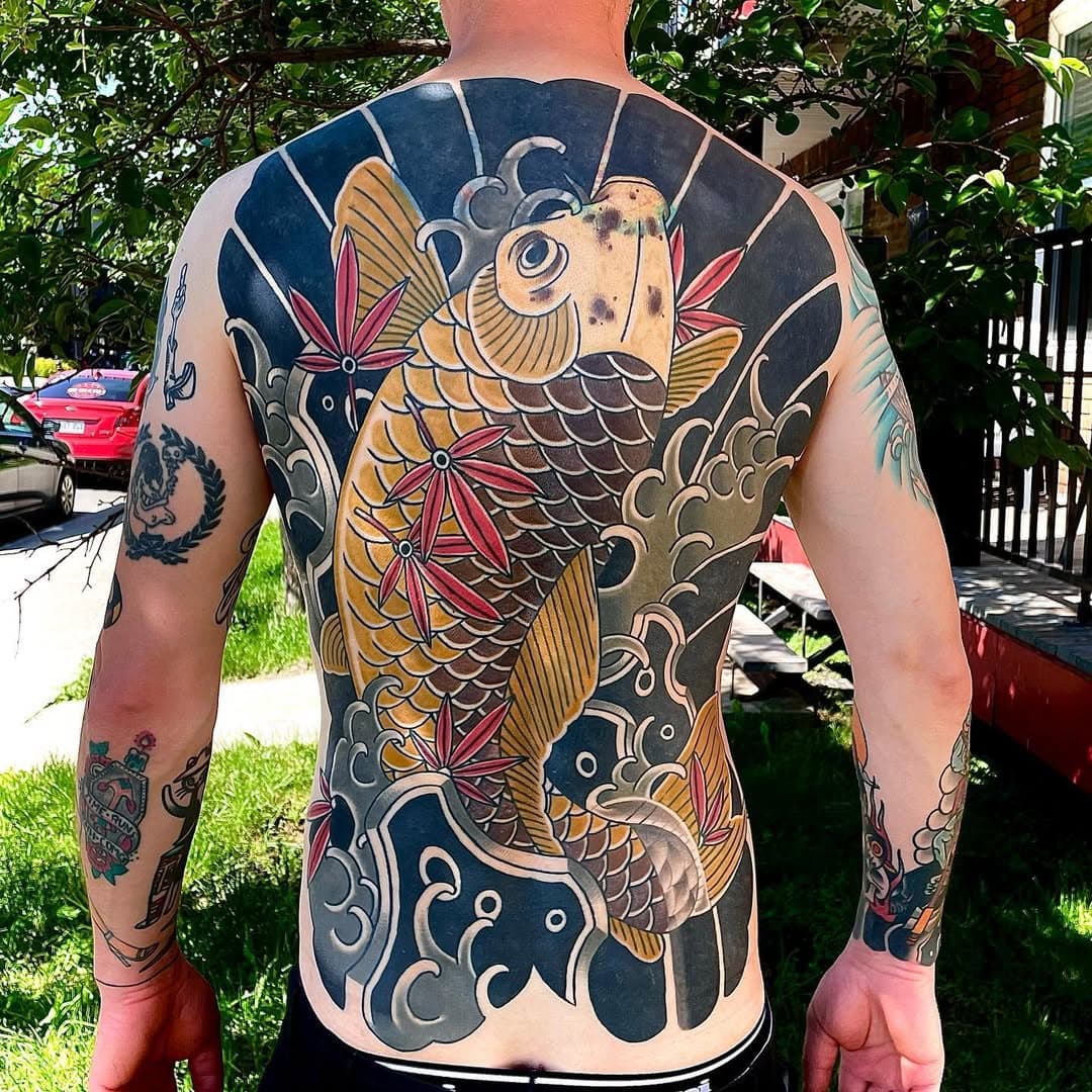 Thank you brother! Done using @fantasiaartsupply 
#canadiantraditional #traditionaltattoo #traditionalartist #ink #inked
#brightandbold #boldtattoo #tattooart #rad_trad_tattoo #tradworkers #art #artist #bildwillhold  #skinart #americantraditionaltattoo #oldlines #canadiantattooartist 
#topclasstattooing #tattoosnob