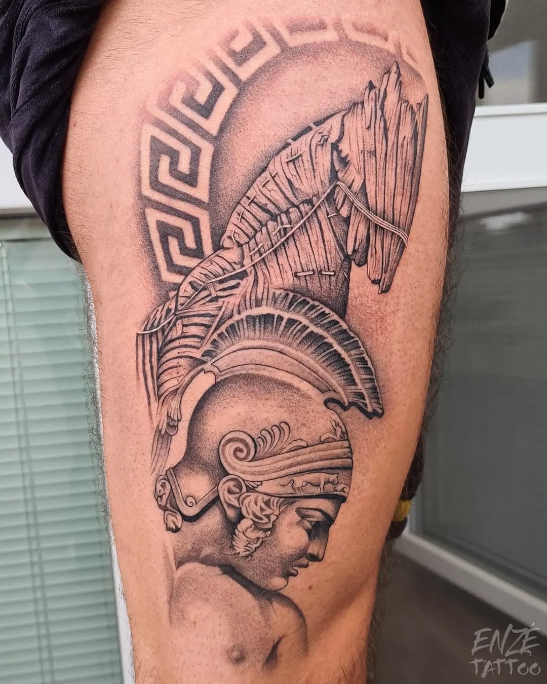 ONLY 3RL 💉
ACHILLES (100% HEALED ) .... TROJAN HORSE...

#blackandgreytattoo #blackandgray #art #design #artoftheday #tattoo #tattoos #tattooartist #tattooart #tattooing #tattoolife #tattoodesign #tattoooftheday
#realistictattoo #realismtattoos 
#3rltattoo #3rl #3rlonly #dunaszerdahely #dunajskastreda #greektattoo #greek #achilles #achillestattoo #troya #troja #trojanhorse