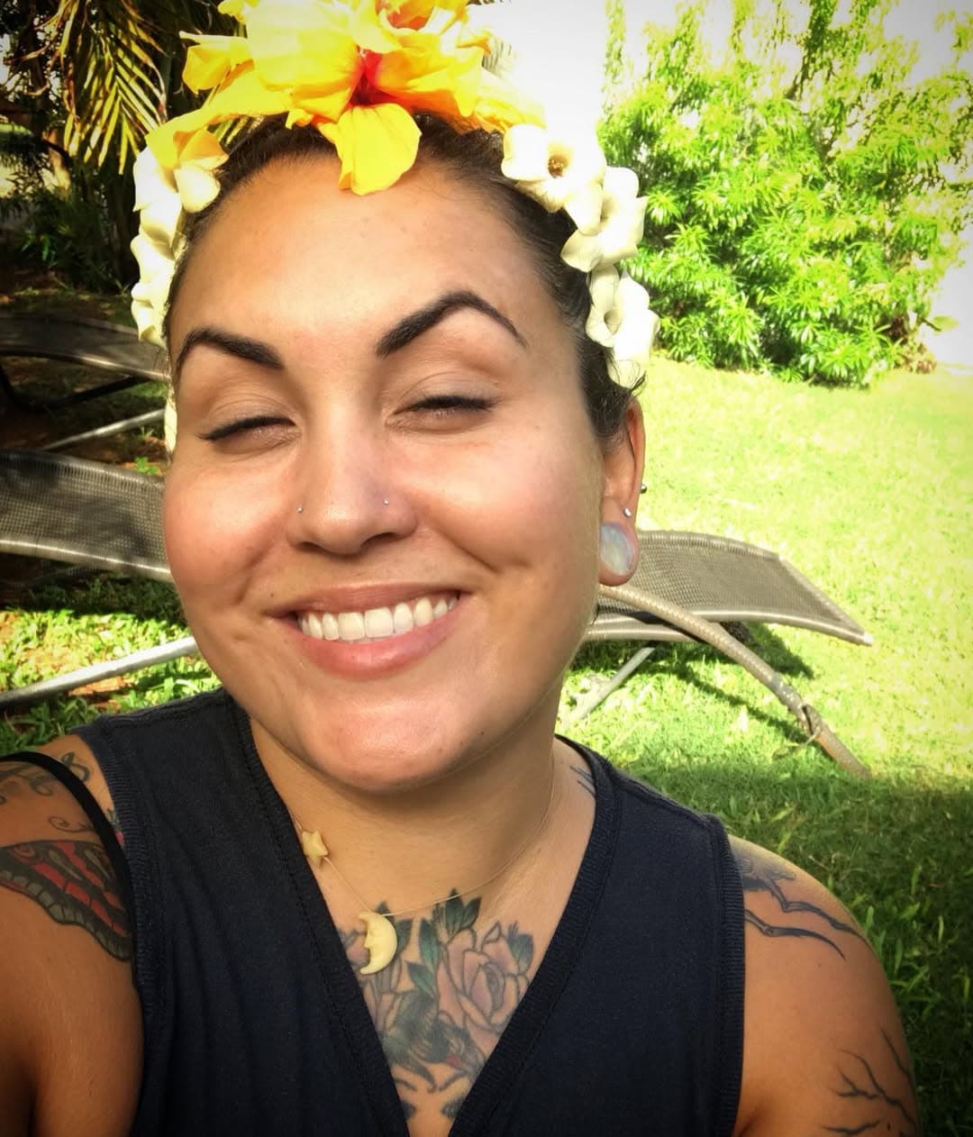 Who’s this smiling face welcoming you back to our IG you may ask? None other than the lovely @sabrinanoir  We have the good fortune of receiving her here at Little Tsunami where she just may be available for your spontaneous, walk-in tattoo needs or check out some of her flash, I’m sure you’d stoke her out. We’ve known Sabrina for awhile now, we like her, and we think you will too.