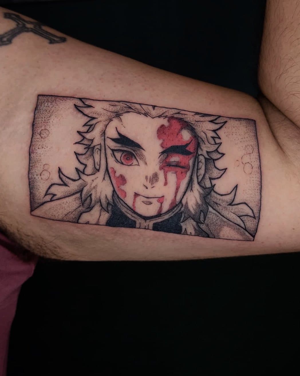 ⚡️Kyojuro Rengoku ⚡️realizado por Misael, Demon Slayer de nuestros animes favoritos.
¡Gracias por la confianza! Aprovecha la promoción de anime que tenemos y agenda tu tatuaje hoy. ✨#kyojurourengoku #kyojurorengoku #demonslayer #demonslayeredit #demonslayertattoo #kyojurorengokutattoo #animetattoomexico #cdmxtattoo #tatuajescdmx #promociontattoo #tattoosale #arttattoo #cdmx #romanorte #mangatattoo #animetattoo #cutetattoo #inkcdmx #tatuajesmexico