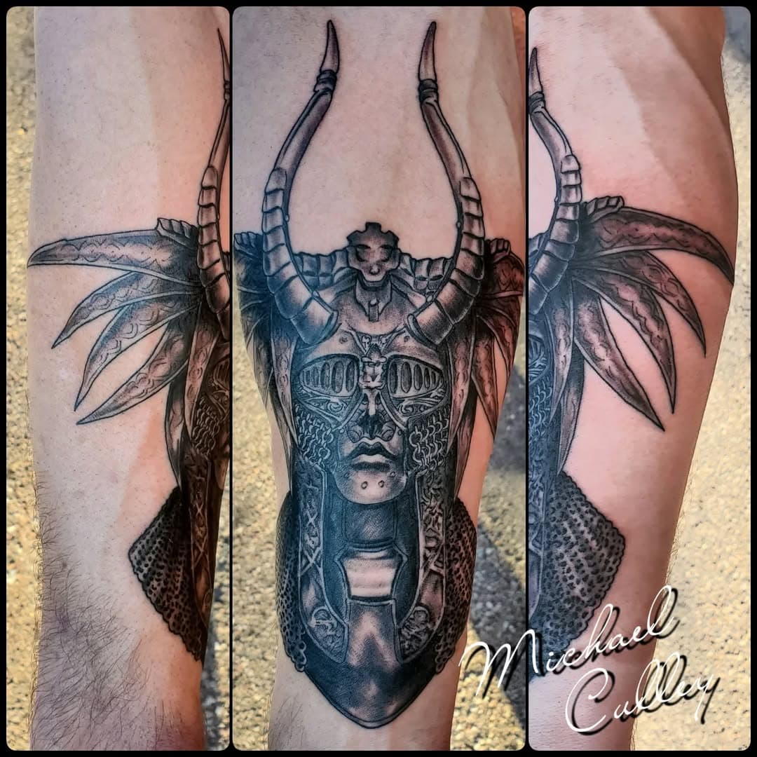 Black and gray Valkyrie by @mikeculley76 . For my brother,  Ché.

Come downtown to @cheyennemountaintattoo to book your appointment. 313 N. Tejon St. Upstairs, suite 1. Call (719)493-8198 Email tattoomike76@hotmail.com or cheyennemountaintattoo@gmail.com
Tuesday through Saturday, 12 to 7pm.

#mikeatcheyennemountaintattoo #cheyennemountaintattoocompany #cheyennemountaintattoo #tattoo #tattoos #719tattoo #719tattoos #coloradospringstattoo #coloradospringstattoos #coloradosprings #coloradotattoo #coloradotattoos #valkyrie