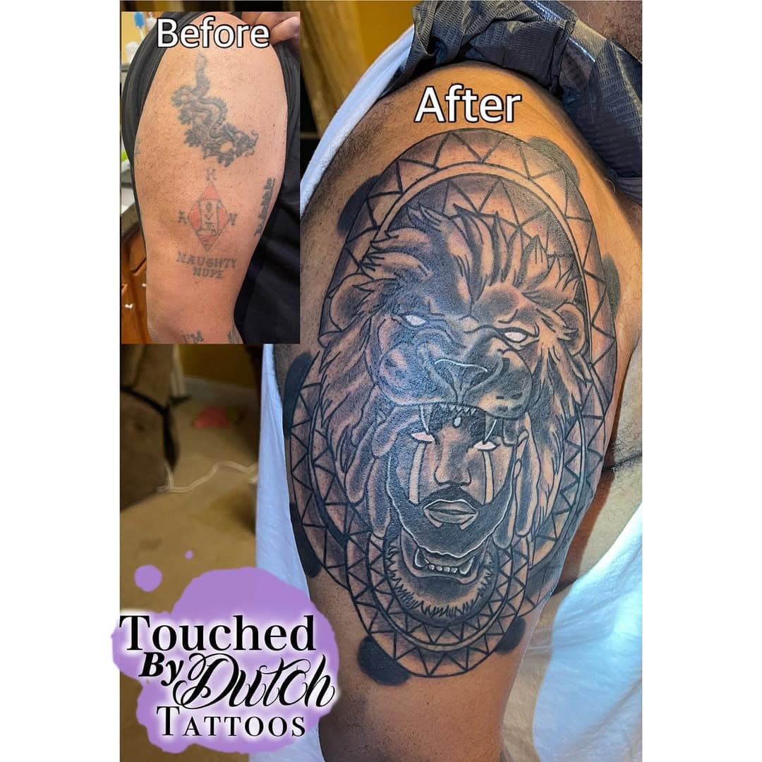 Cover up✅. #northcarolina 
Private traveling tattoo artist: To Book me text or call (405)885-4487 
.
$50 Deposits & $250 minimum 
.
.
Ask About My Tattoo Parties 🎉 
.
 #TouchedByDutchTattoos #TravelingTattooArtist #PrivateTattooArtist #BlackFemaleTattooArtist #SouthFlorida #MobileTattooArtist #BlackArtist Follow- @dutchdadutchess @artbydutchess #fyp #explore #blacktattooartist #blackwomantattooartist #florida #miami